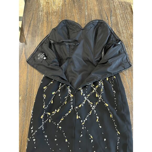 Disney Forever Enchanted Strapless Beaded Cocktail Dress | Size 2 - Picture 6 of 14